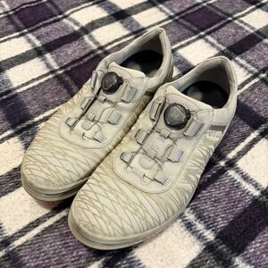 Ecco Hydromax Cage Pro BOA Gray Golf Shoes Spikeless Men's 46 EU Extra Width